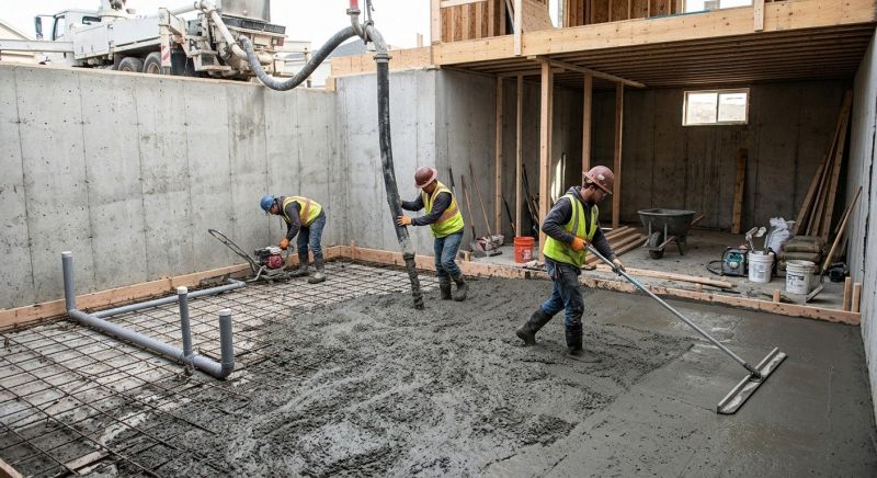 Basement Concrete Installation in Geneva, FL