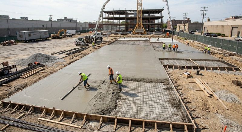 Commercial Slab Installation in Eustis, FL