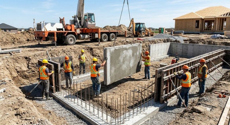 Foundation Wall Pouring in Longwood, FL