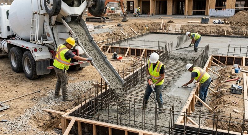 Foundation Wall Pouring in Port Orange, FL