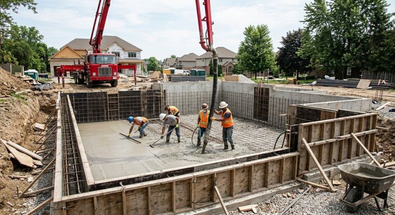 Basement Concrete Installation
