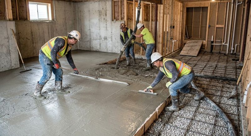 Basement Concrete Installation in Zellwood, FL